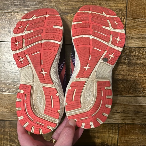 Brooks‎ Adrenaline GTS 22 Women's 7.5 Running Shoes Navy Purple Coral - Picture 10 of 10